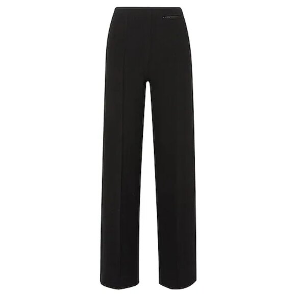 NWT Kwaidan Editions Women's Black Virgin Wool Straight-Leg Pants Size 38 (US 4) - Picture 4 of 6
